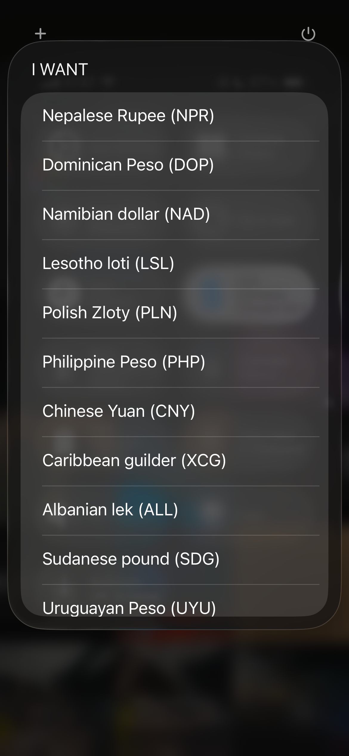 Live Currency Convert - Screenshot 2