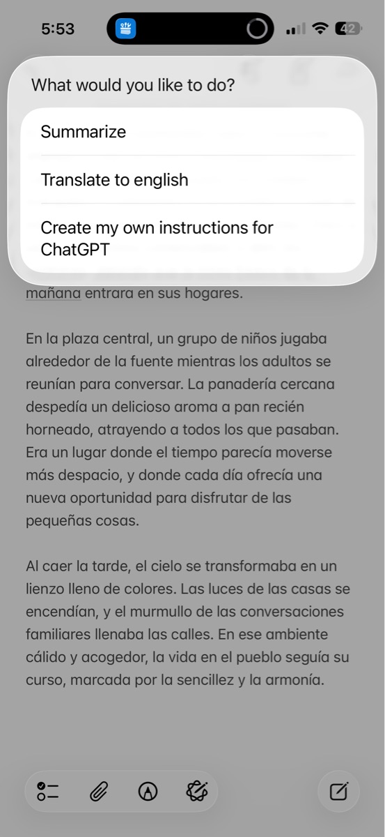ChatGPT Assistant (Apple Intelligence Edition) - Screenshot 2