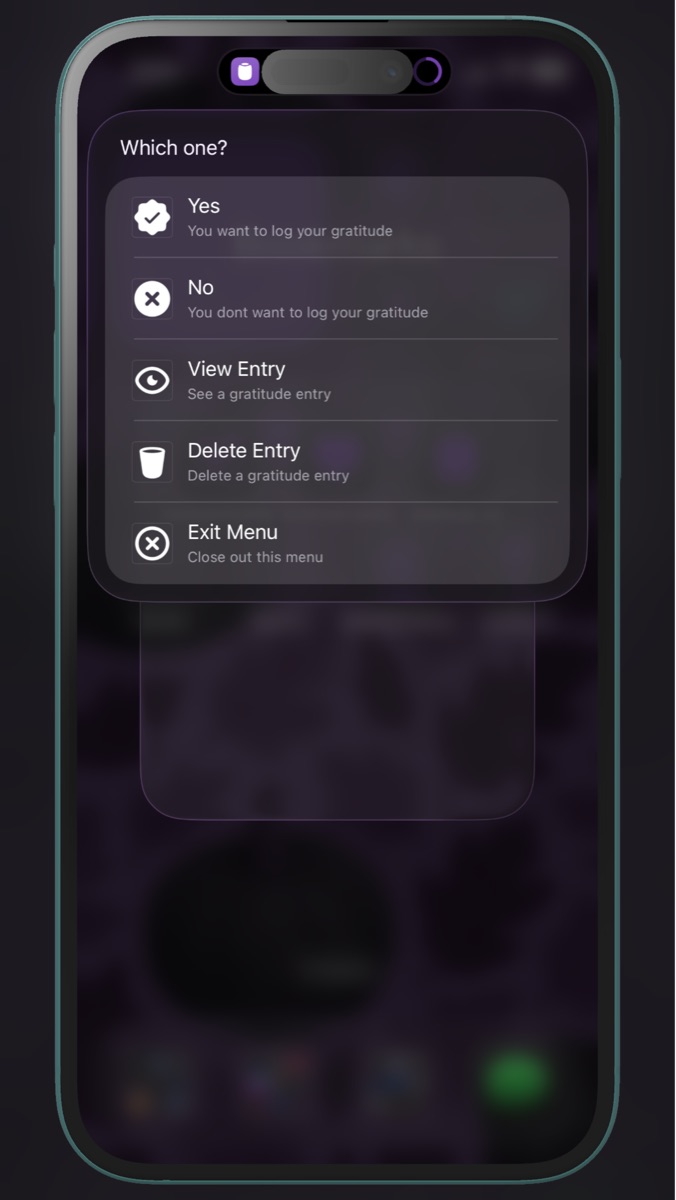 Gratitude Journal - Screenshot 1