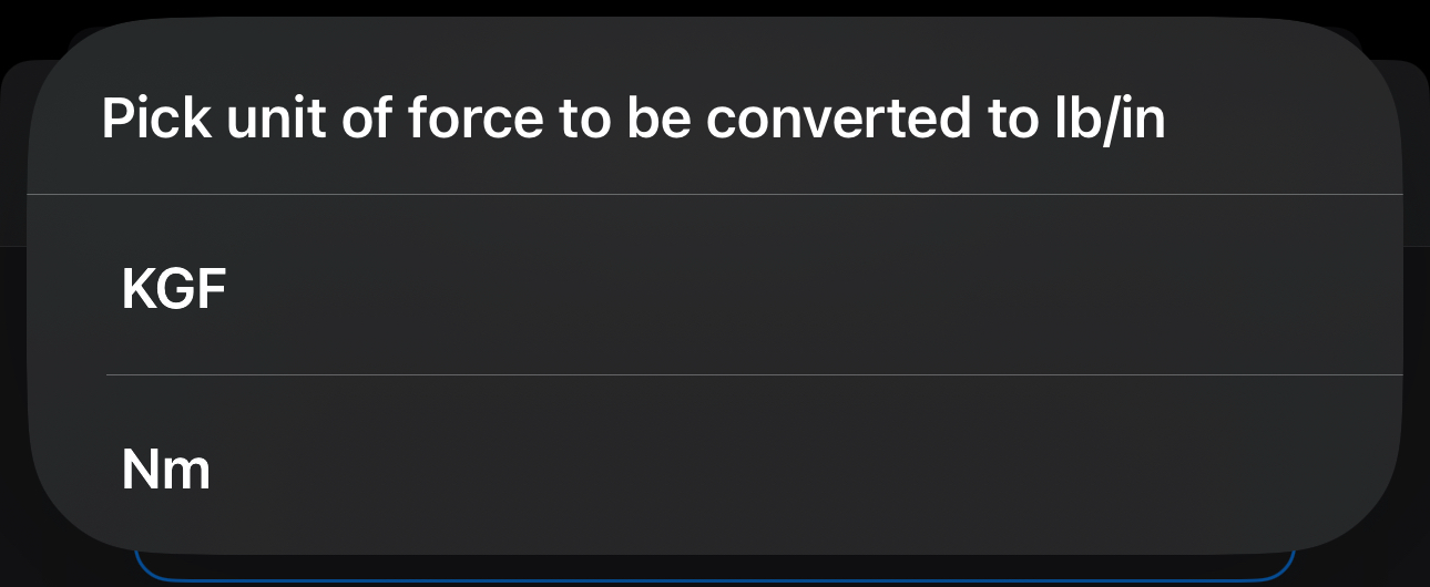 lb/In Force Conversion - Screenshot 1