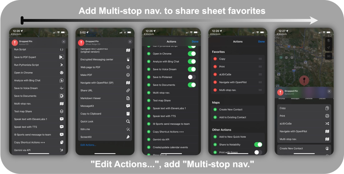 Multi-stop navigation - Screenshot 4