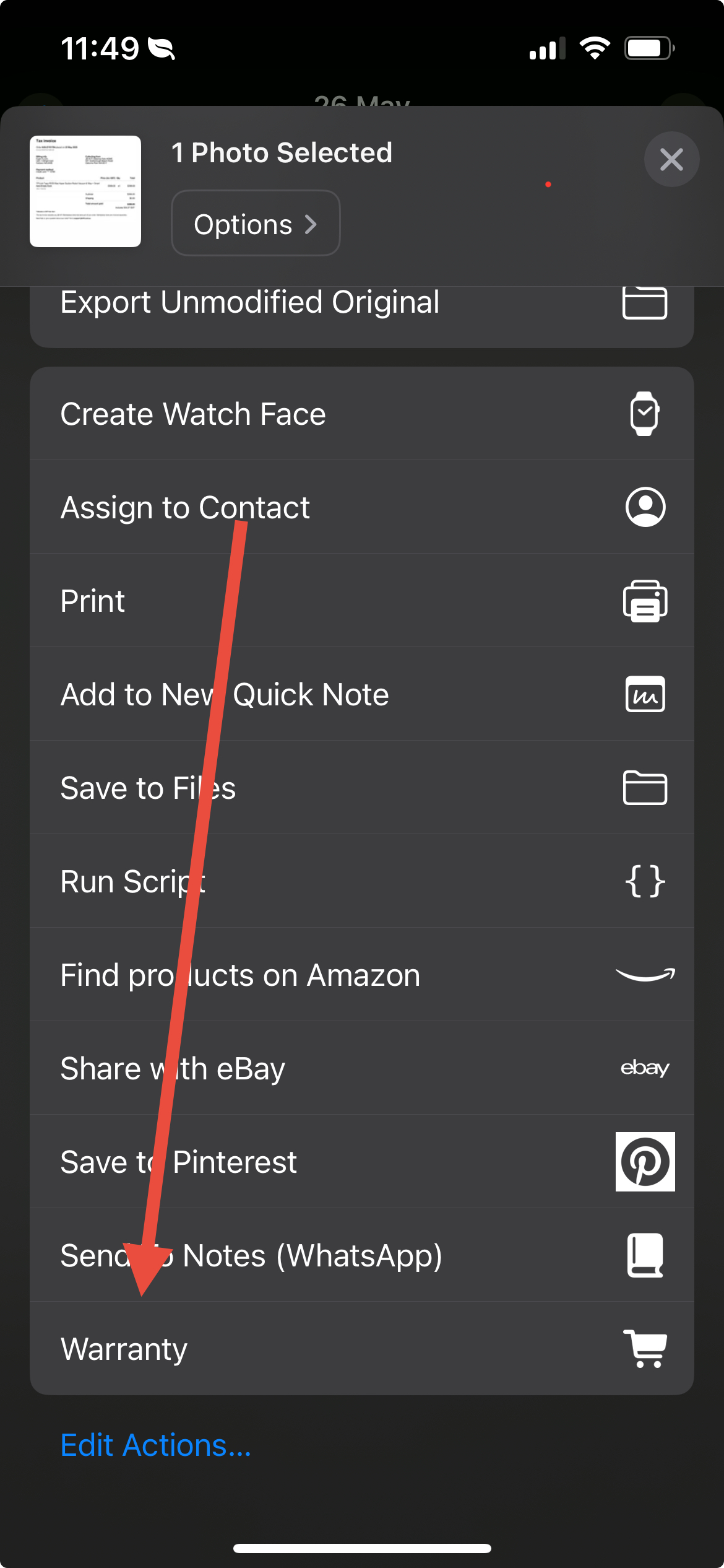Warranty - Screenshot 1