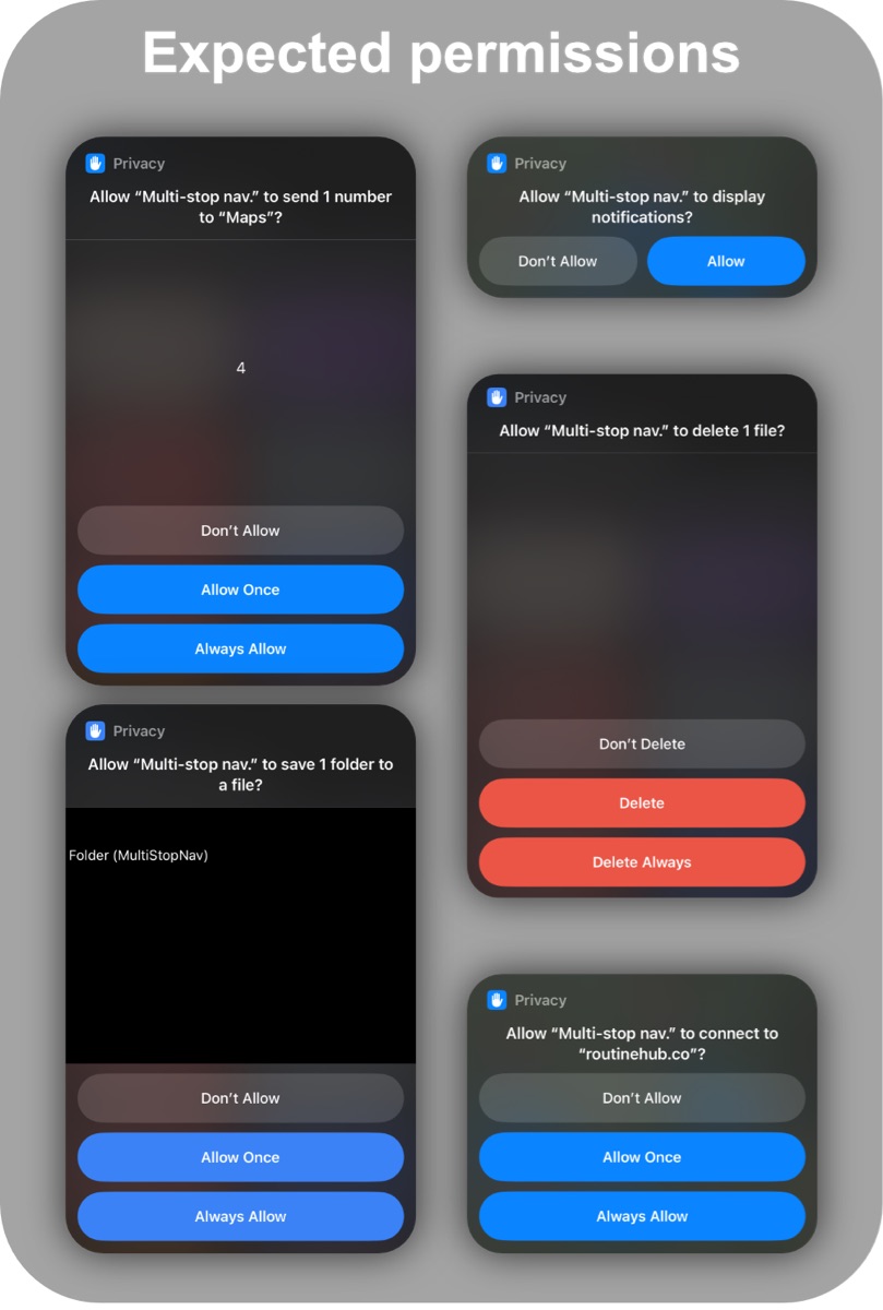 Multi-stop navigation - Screenshot 3