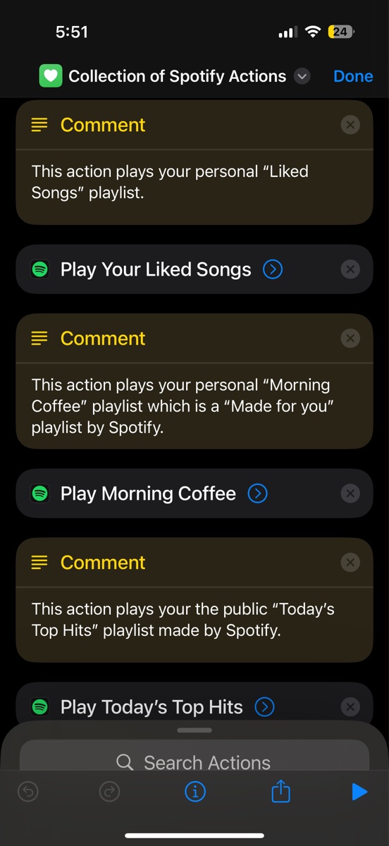 Collection of Spotify Actions - Screenshot 1