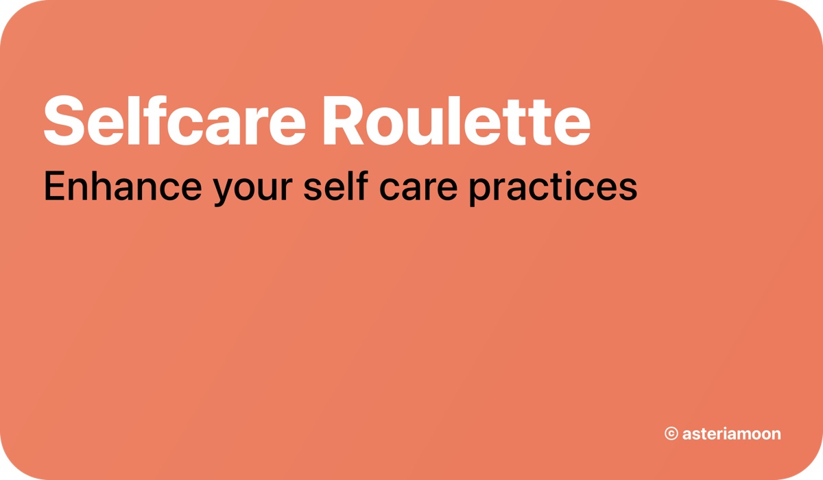 Selfcare Roulette - Screenshot 2