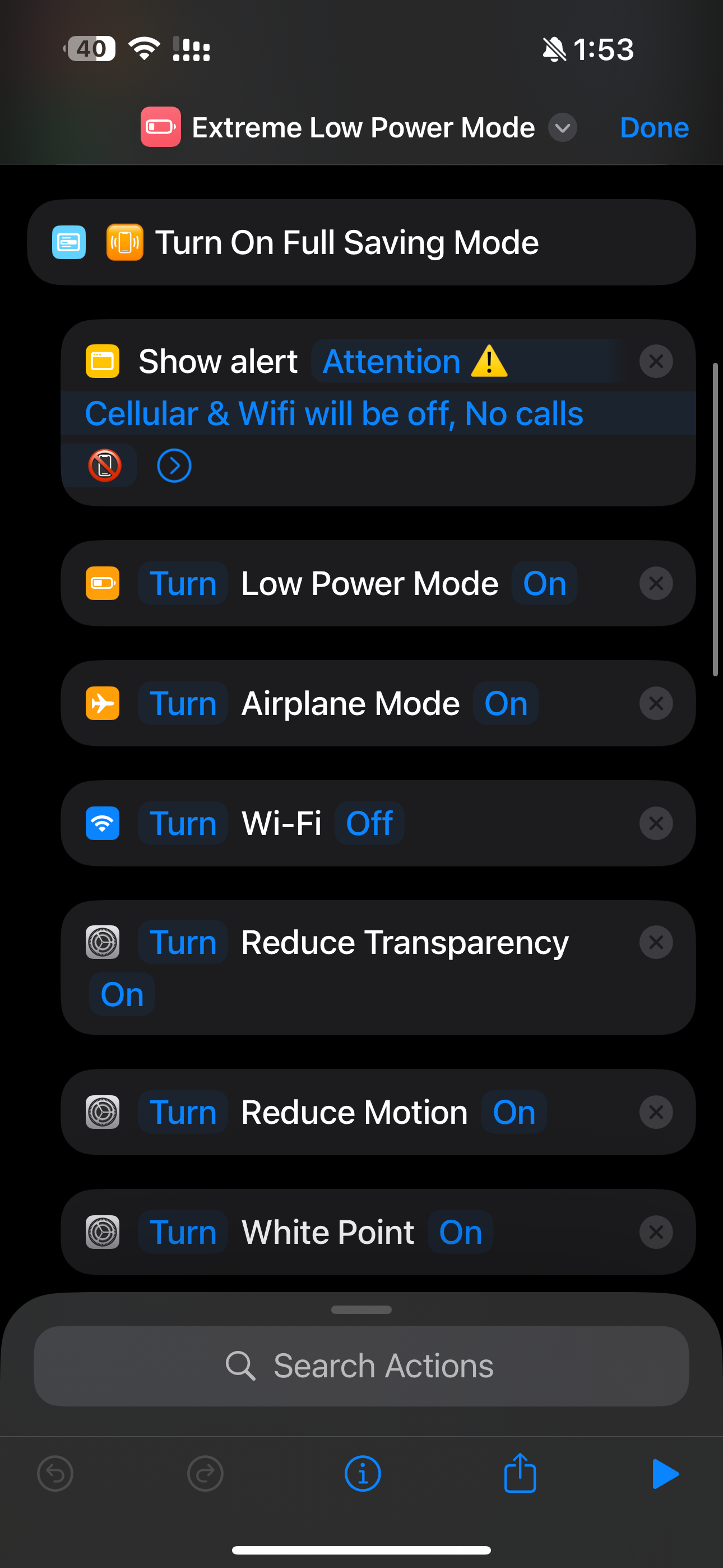 Extreme Low Power Mode - الشاشة 2