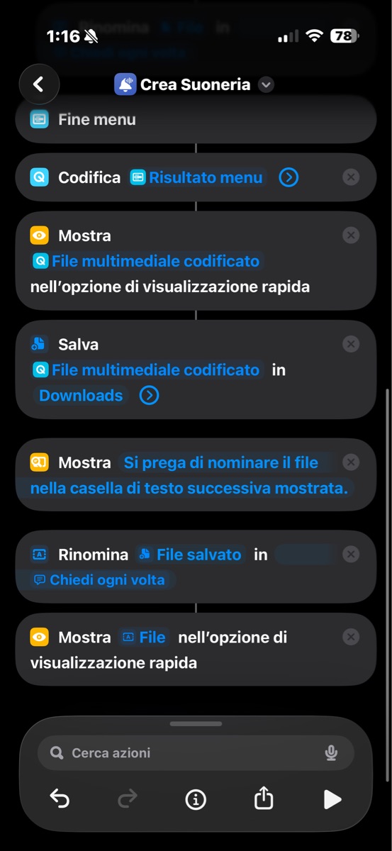Crea Suoneria - Screenshot 2