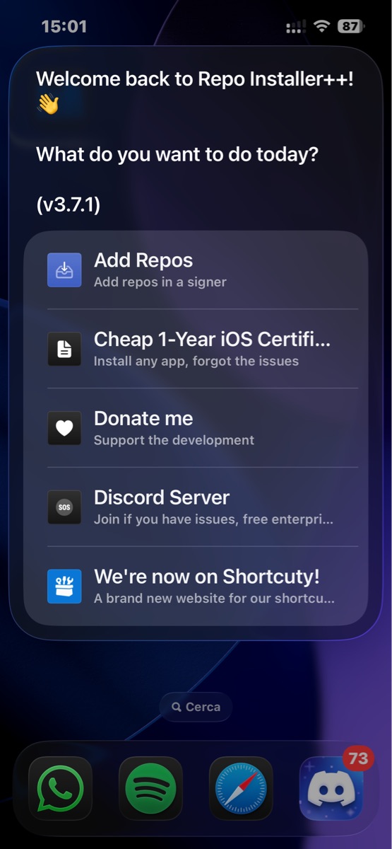 Repo Installer++ - Screenshot 1