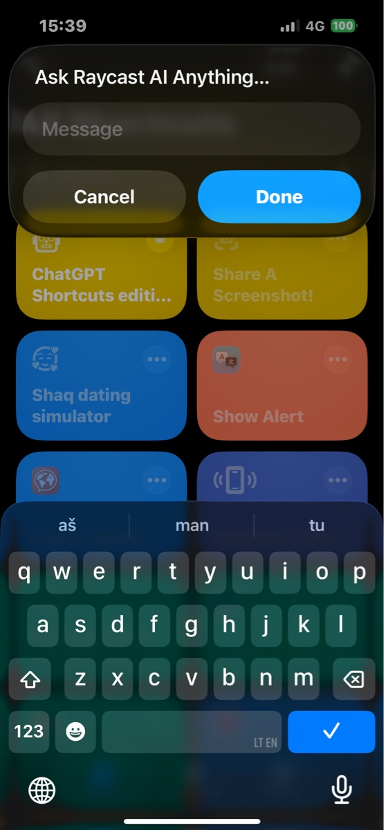 ChatGPT Shortcuts edition - Screenshot 1