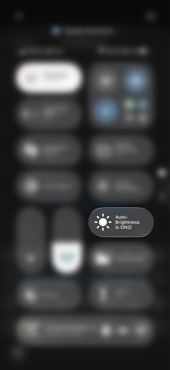 Auto-Brightness                                             is ON☑︎ - Screenshot 2