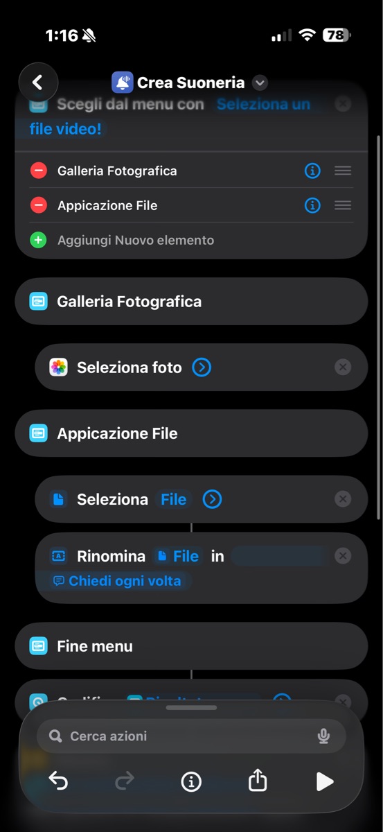 Crea Suoneria - Screenshot 1
