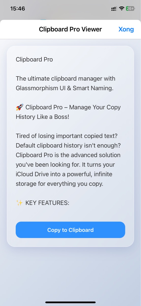 Clipboard Pro - Screenshot 1