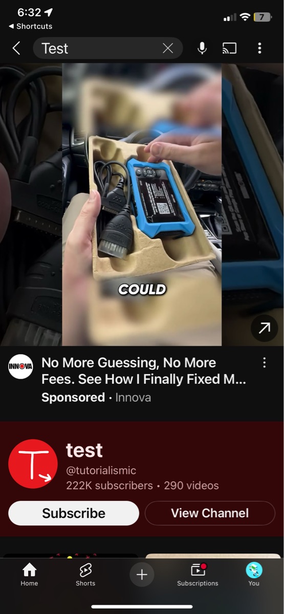 Quick YouTube Search - Screenshot 1
