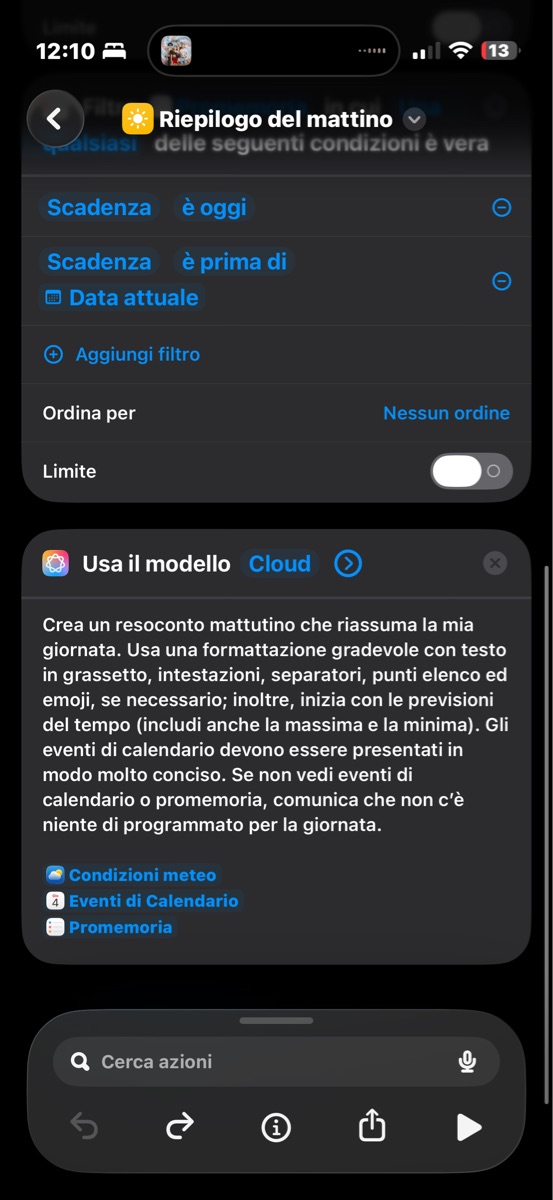 Riepilogo del mattino - Screenshot 2
