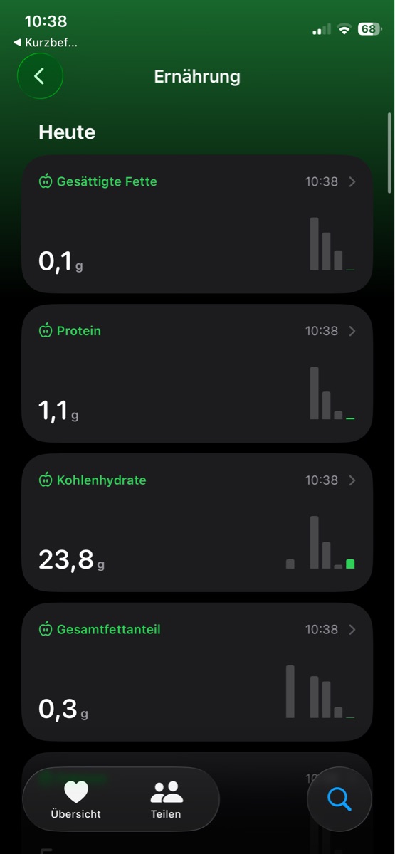 Nutrients Tracker - Screenshot 1