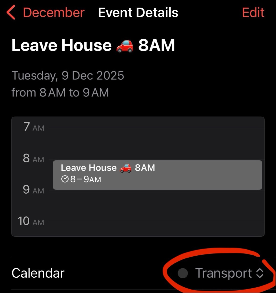 Alarms for Calendar Events - Screenshot 1