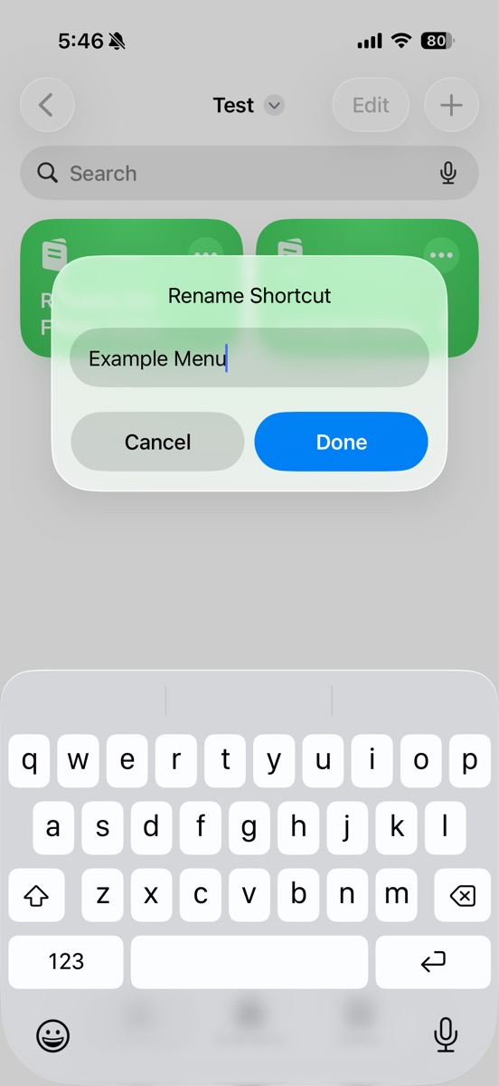 Rename Me Folder Menu - Screenshot 1
