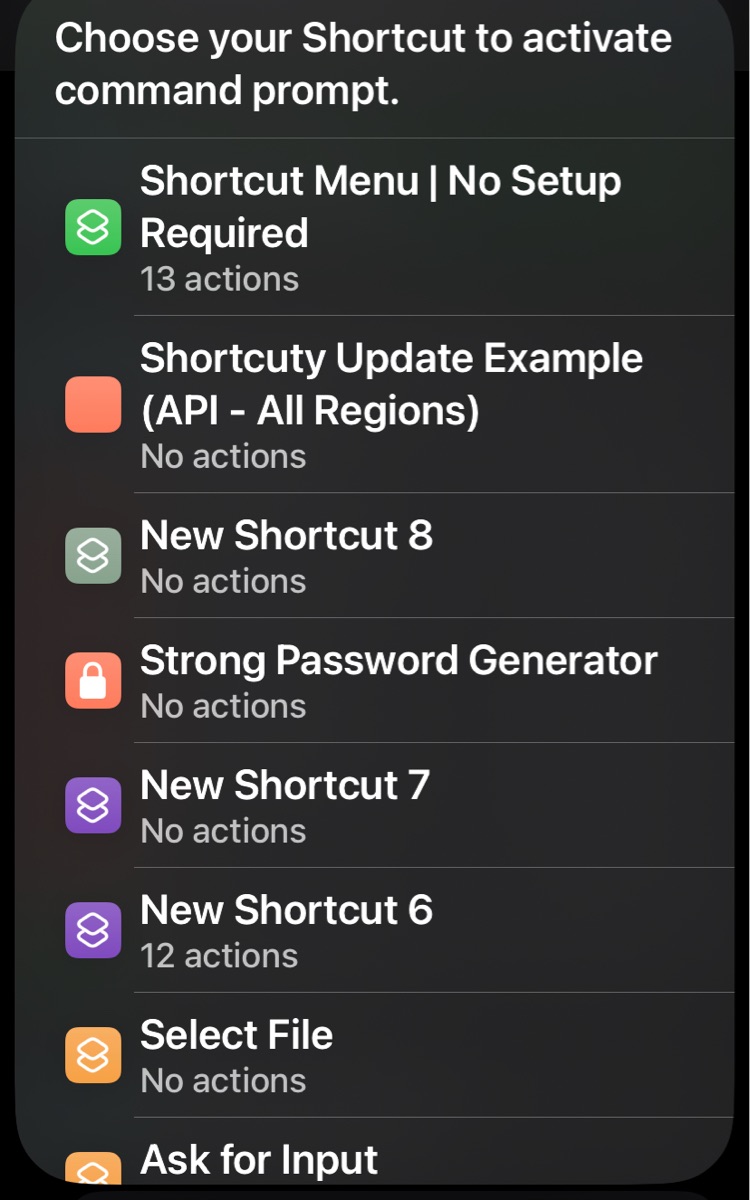 Shortcut Menu | No Setup Required - Screenshot 2