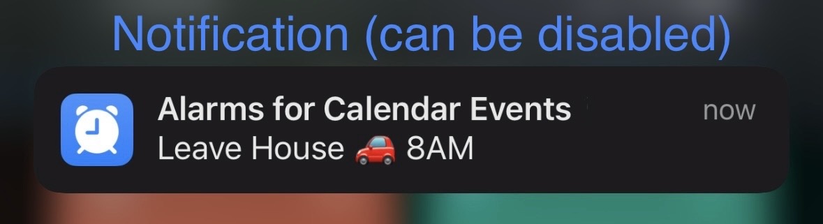 Alarms for Calendar Events - Screenshot 4
