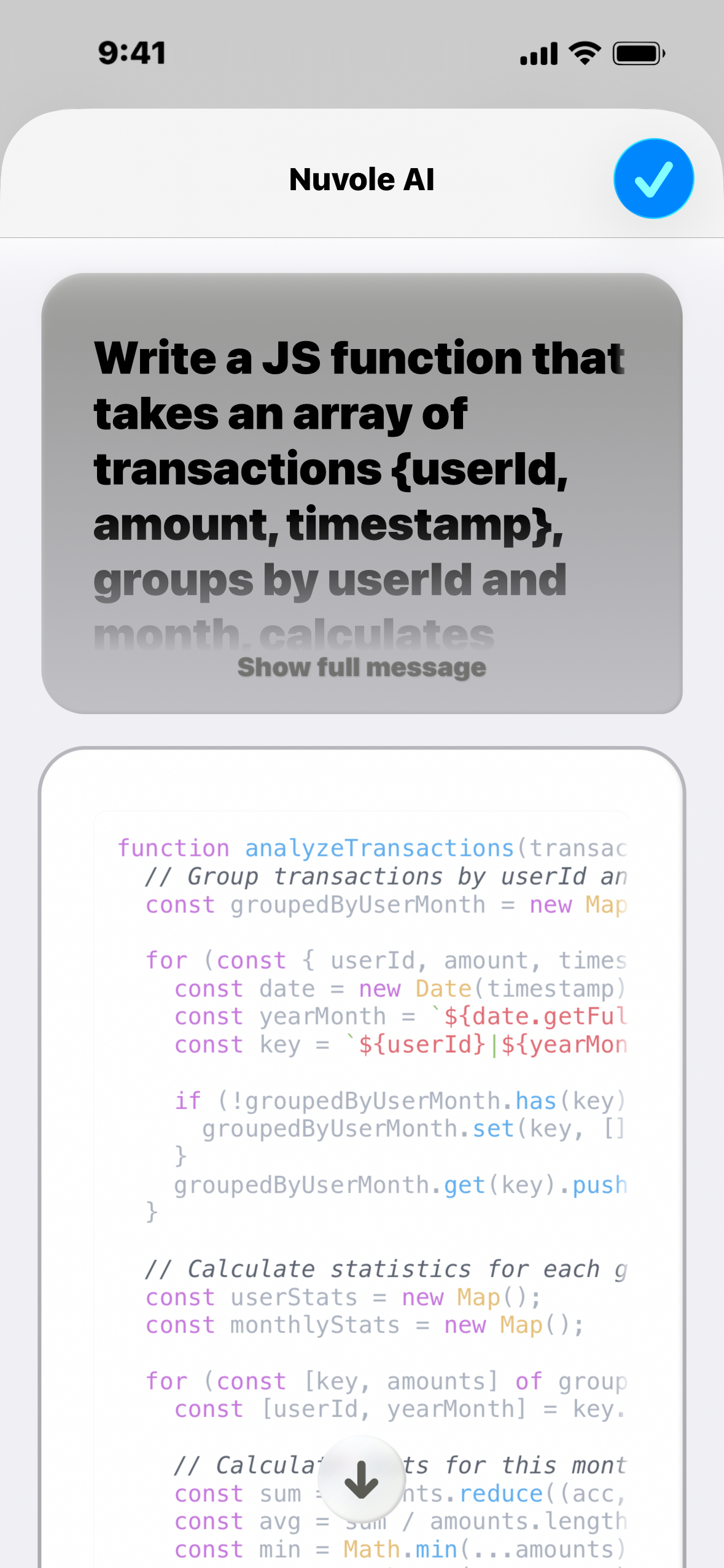 Nuvole AI Lite - Screenshot 3