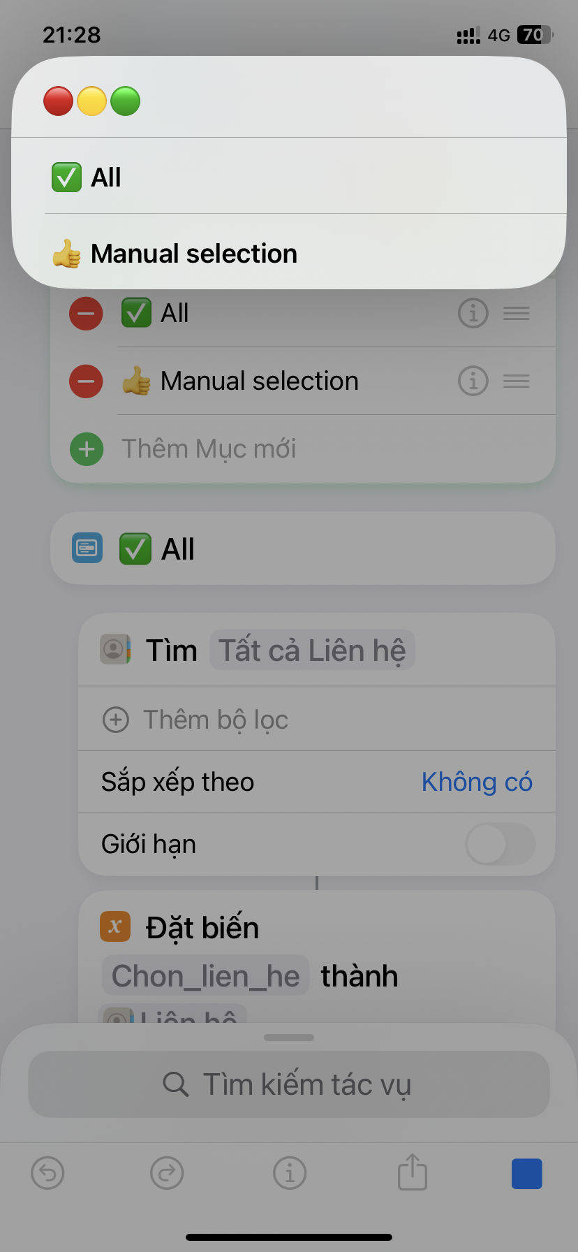 Backup contacts - Screenshot 2