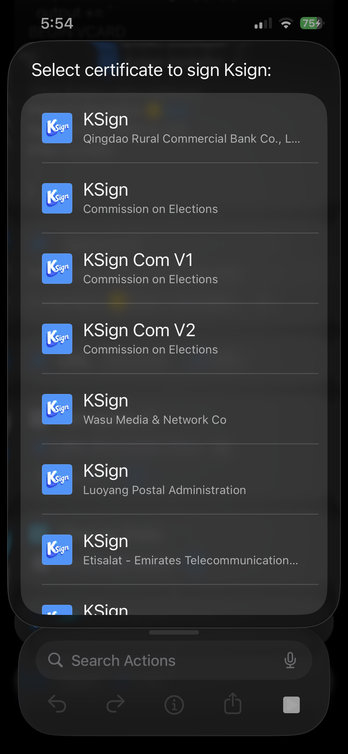 Ksign Installer - Screenshot 1