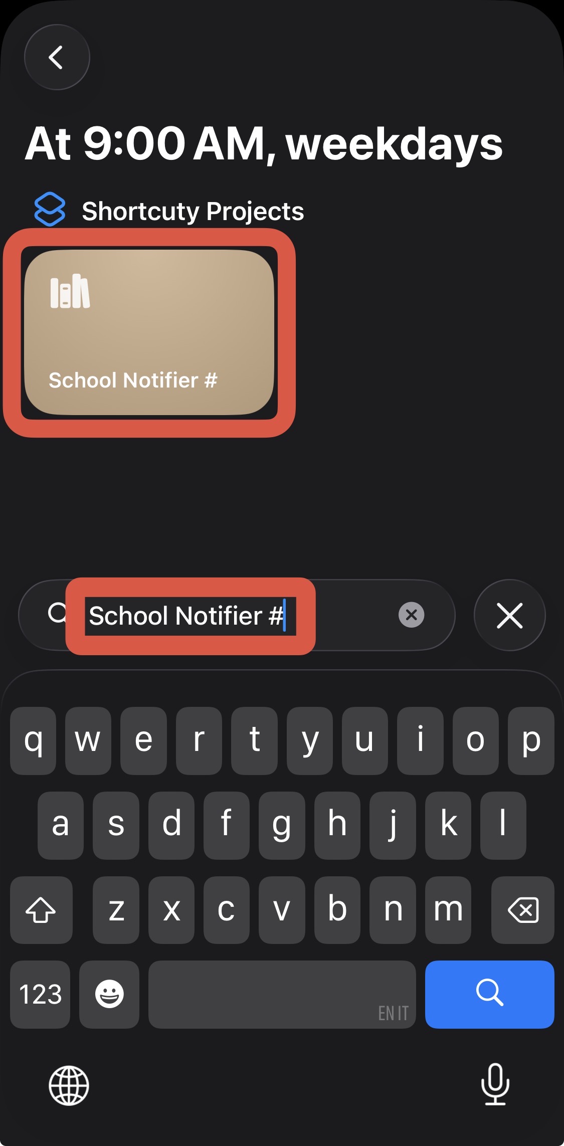School Notifier # - Screenshot 5