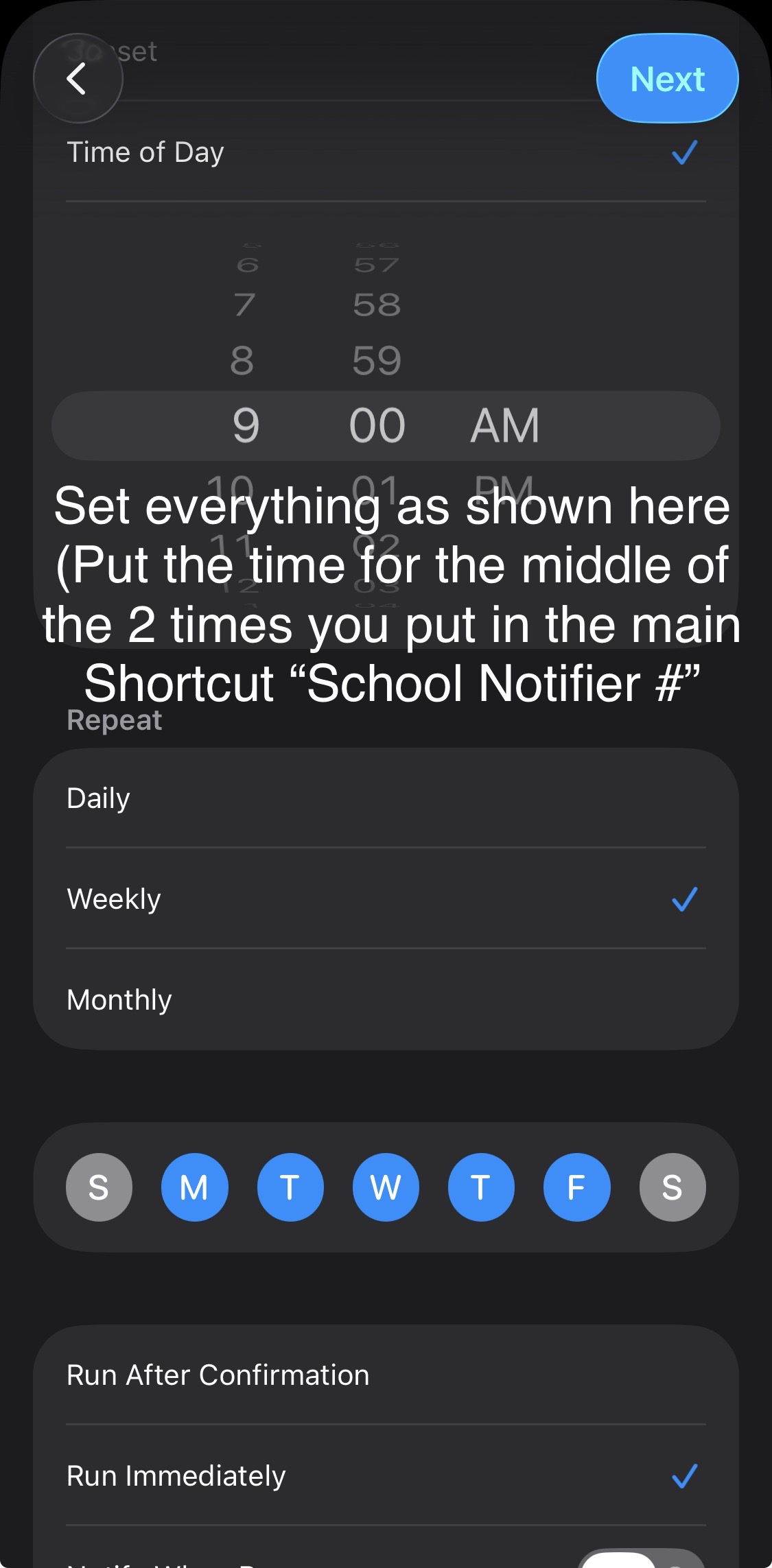 School Notifier # - Screenshot 3