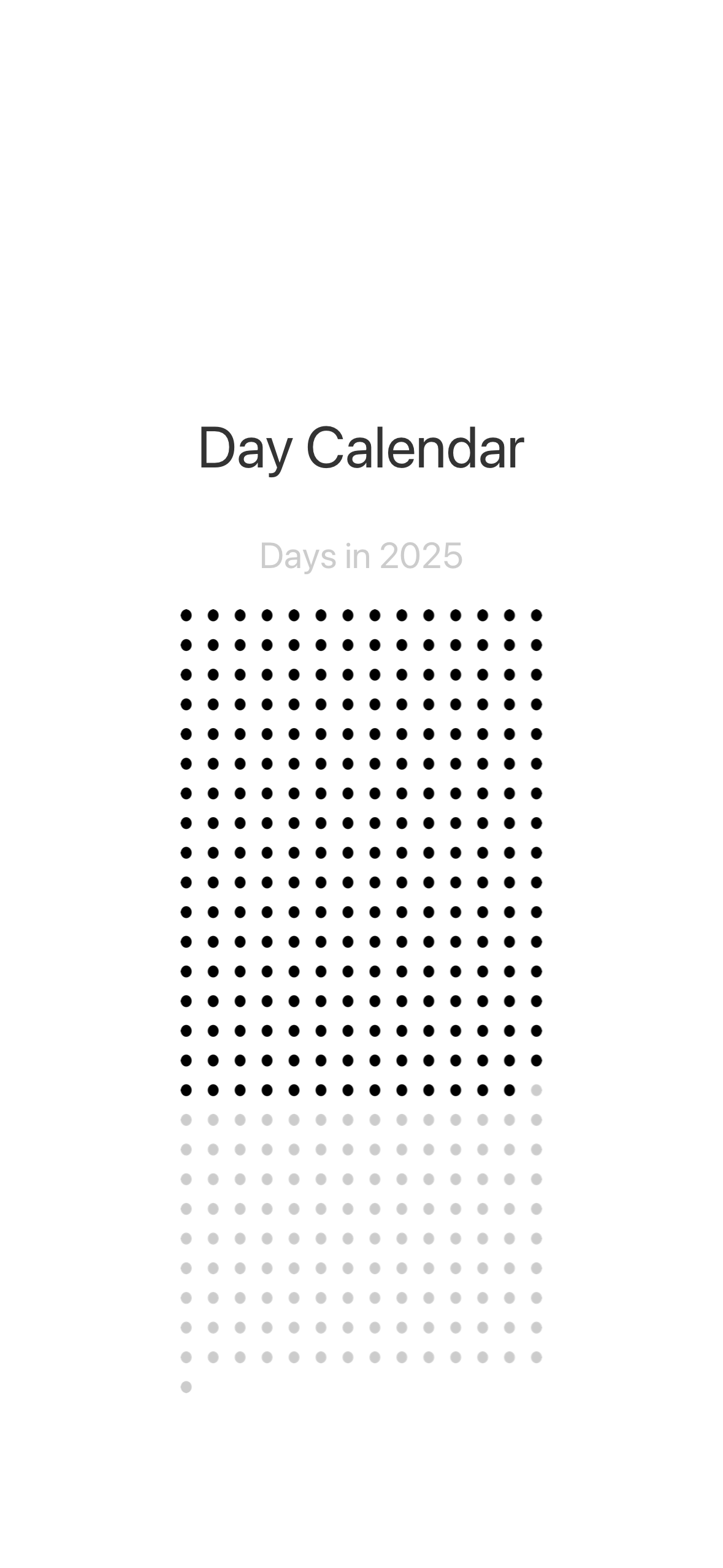 Day in Year Wallpaper - Screenshot 1