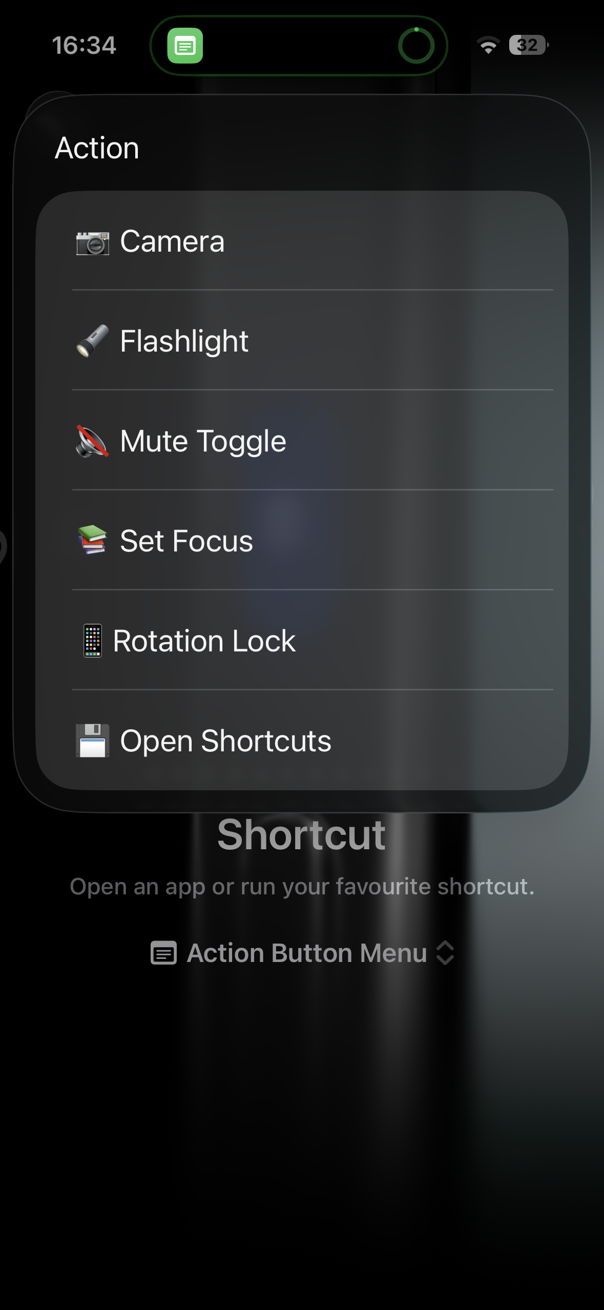 Action Button Menu - Screenshot 1