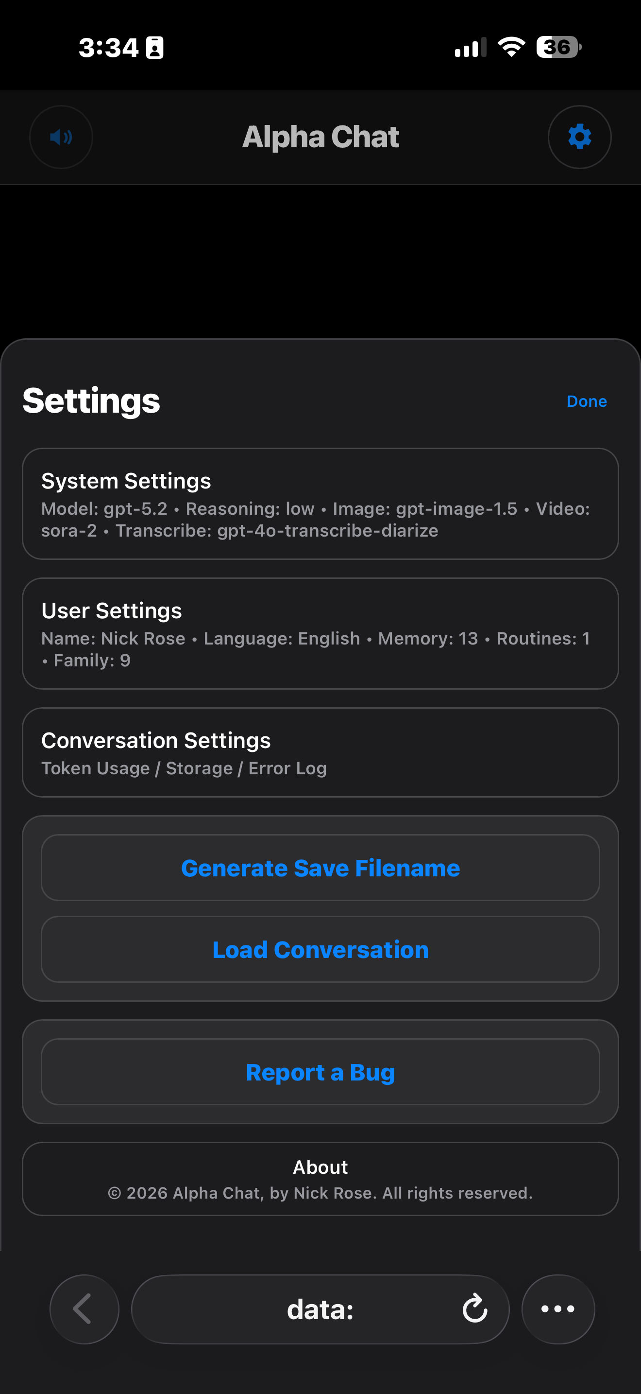 Alpha Chat - Screenshot 2