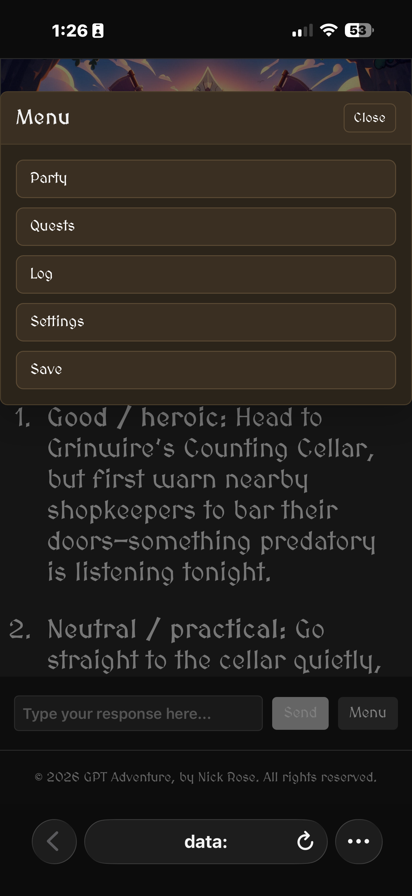 GPT Adventure - Screenshot 2