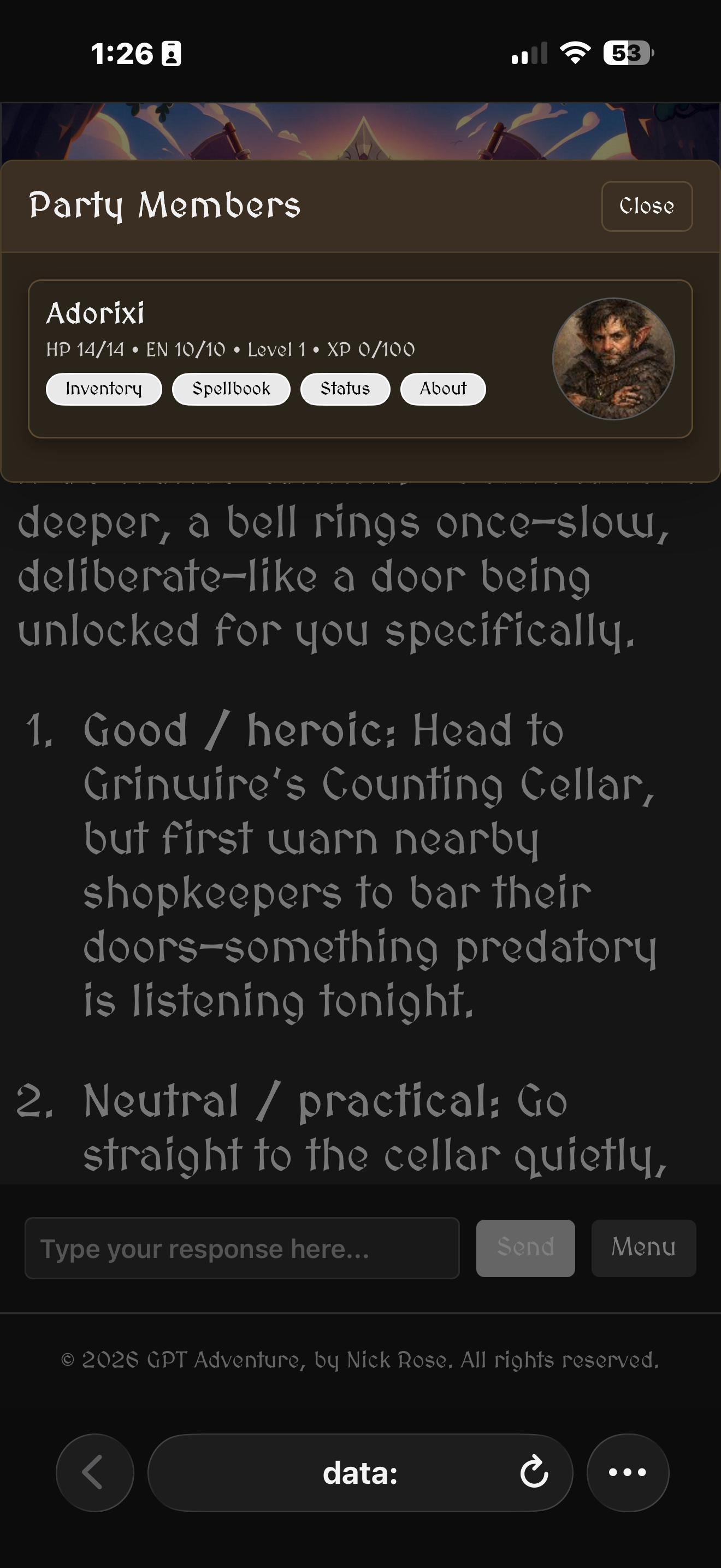 GPT Adventure - Screenshot 3