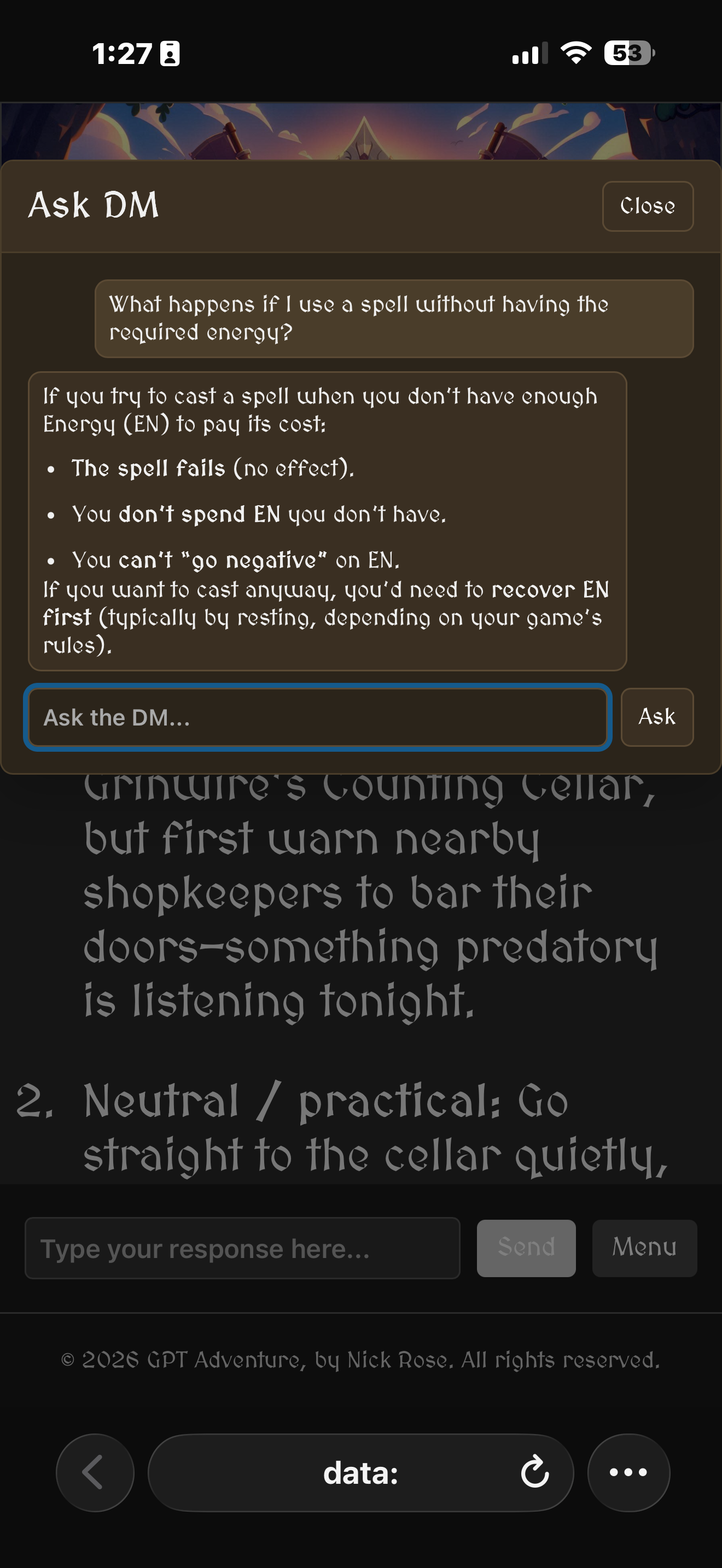 GPT Adventure - Screenshot 5
