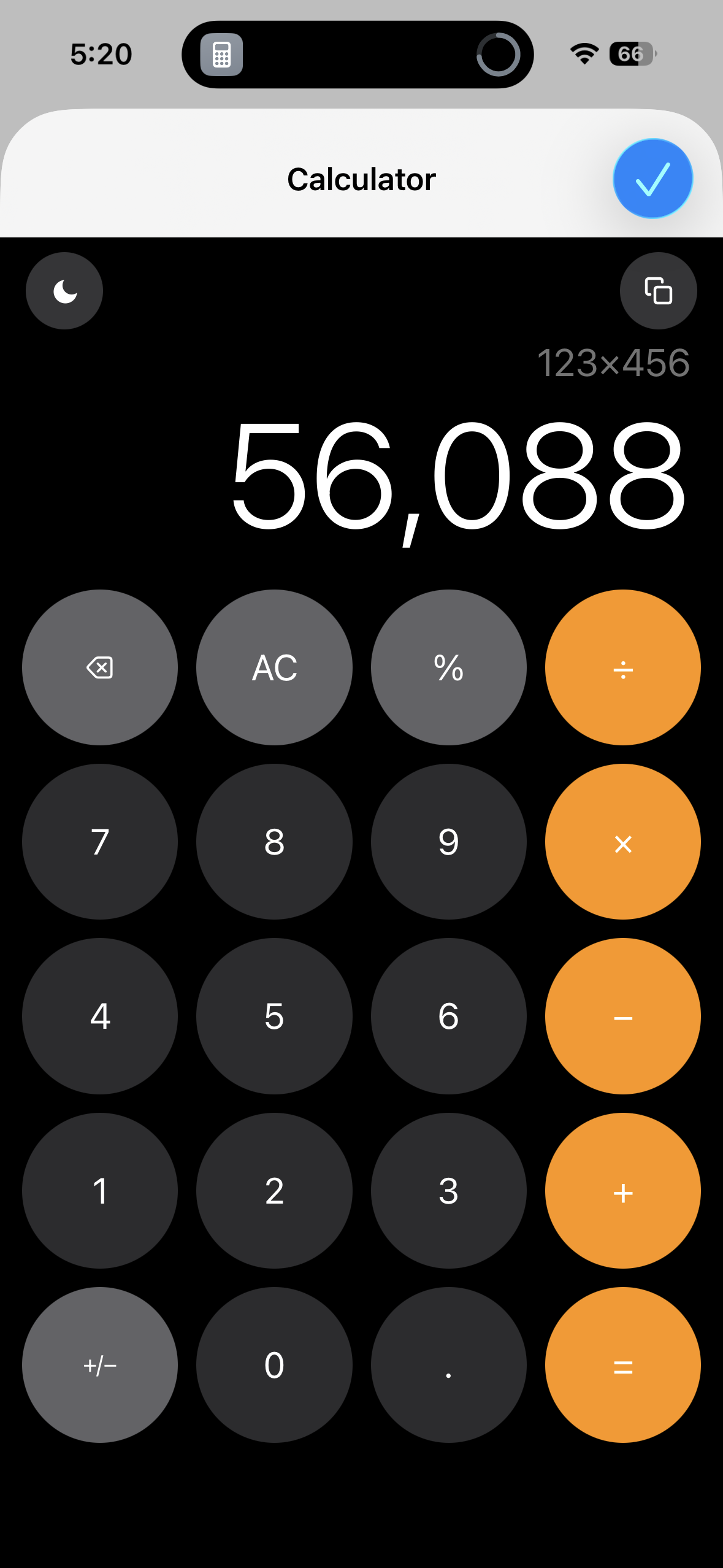 Pop-up Calculator - Screenshot 1