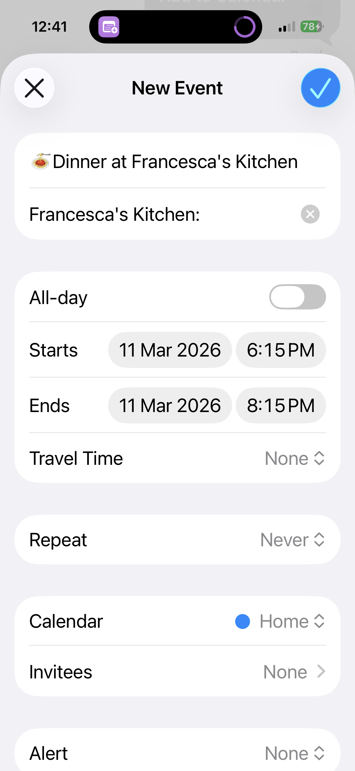 Add to Calendar - Screenshot 2
