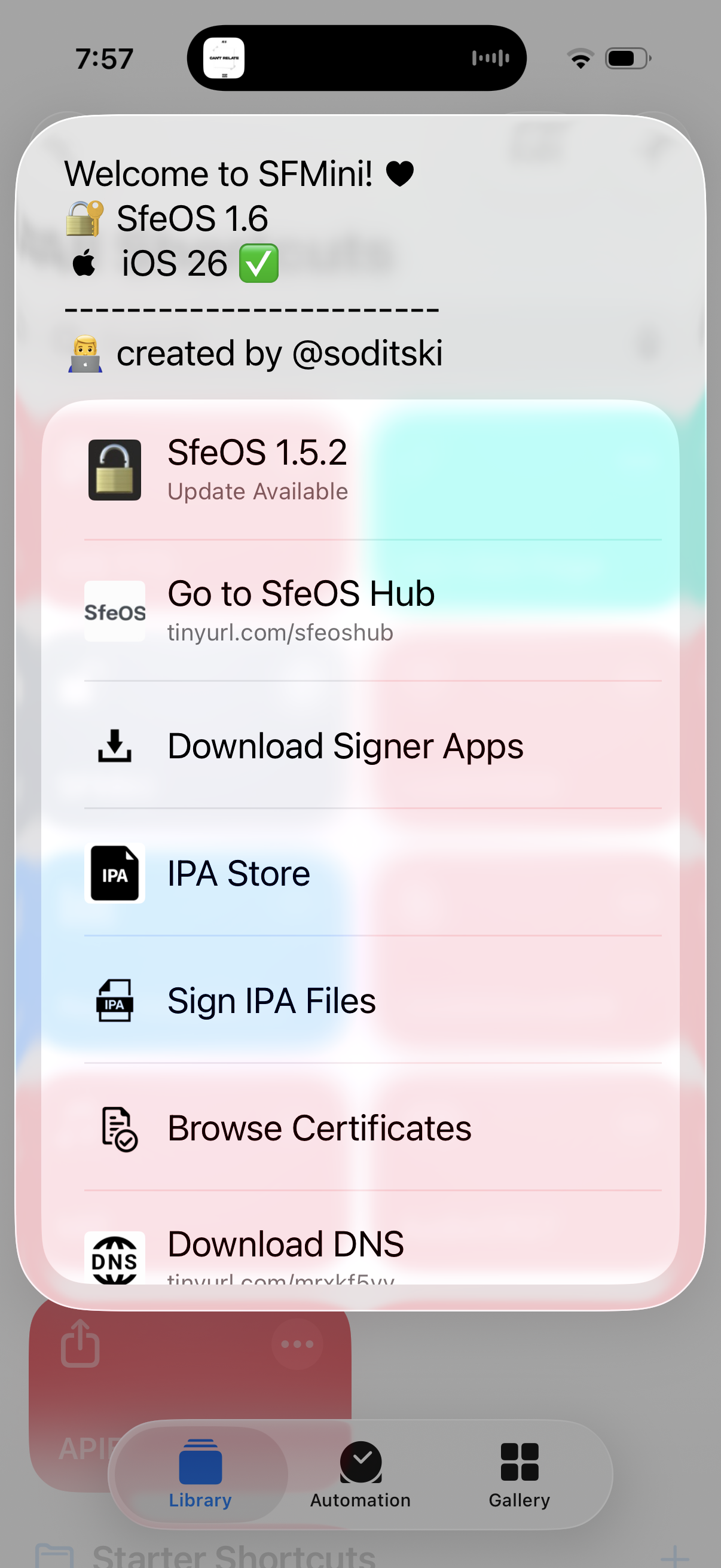 SFMini - Screenshot 1