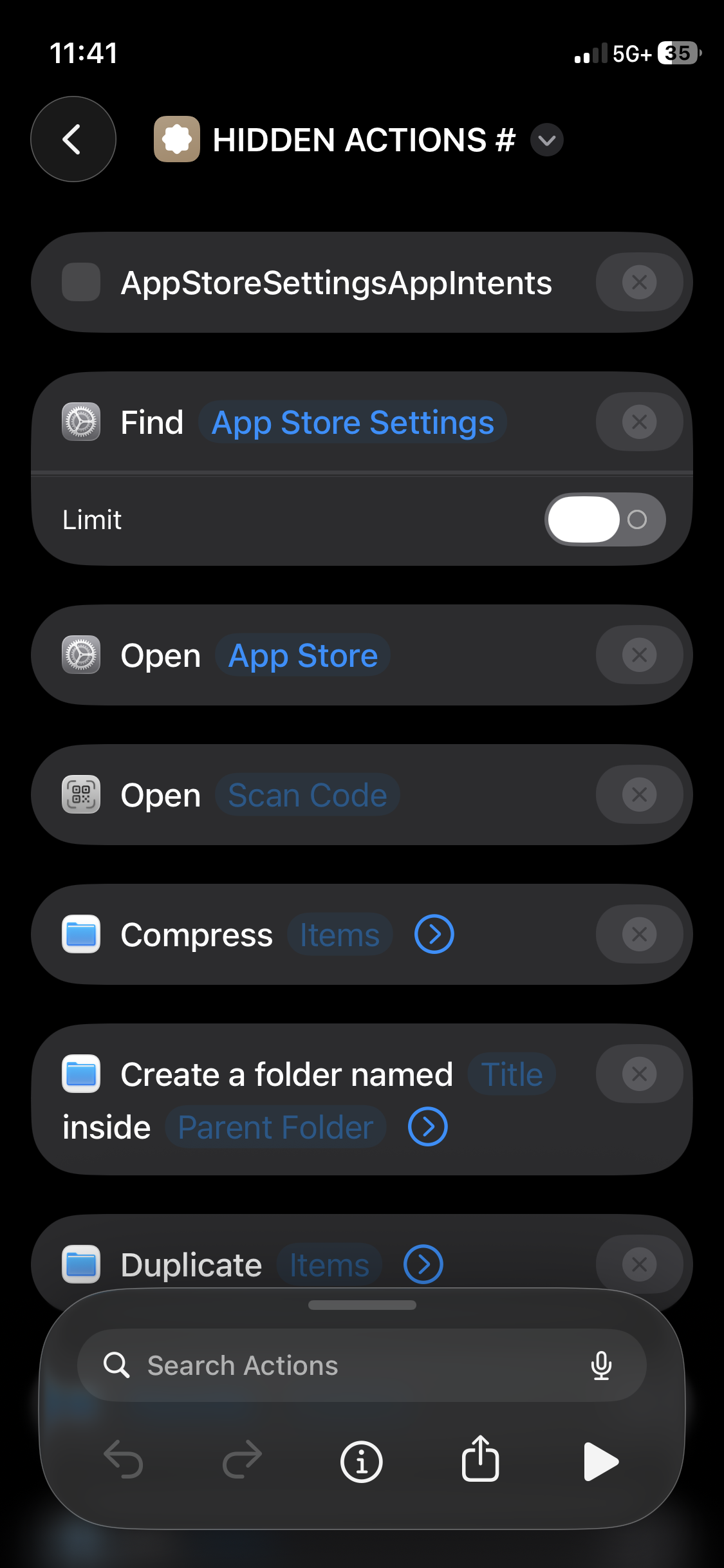 HIDDEN ACTIONS # - Screenshot 1