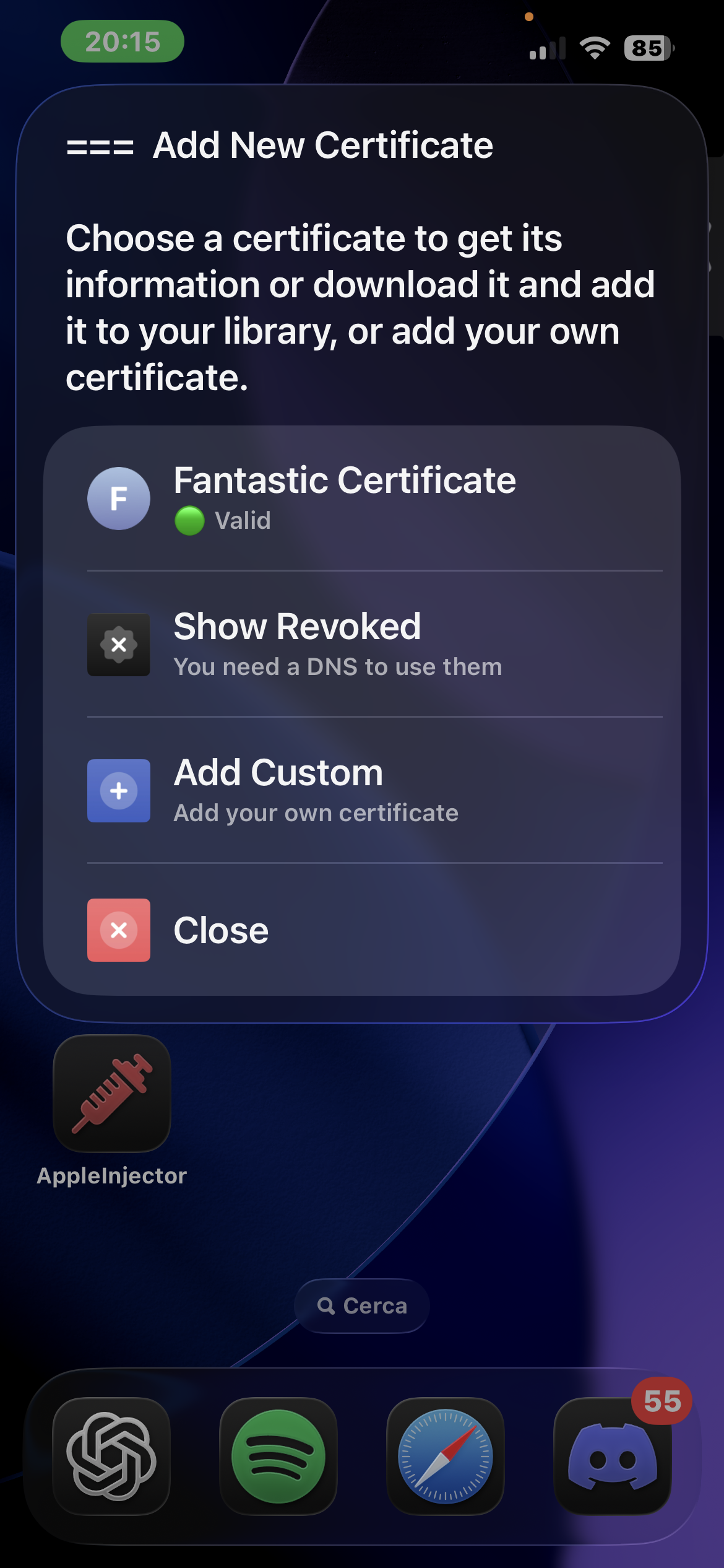 AppleInjector - Screenshot 2