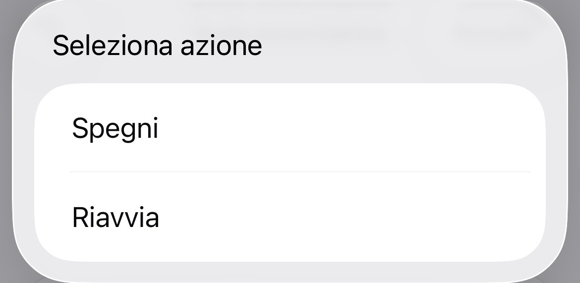 Spegni o riavvia - Screenshot 1