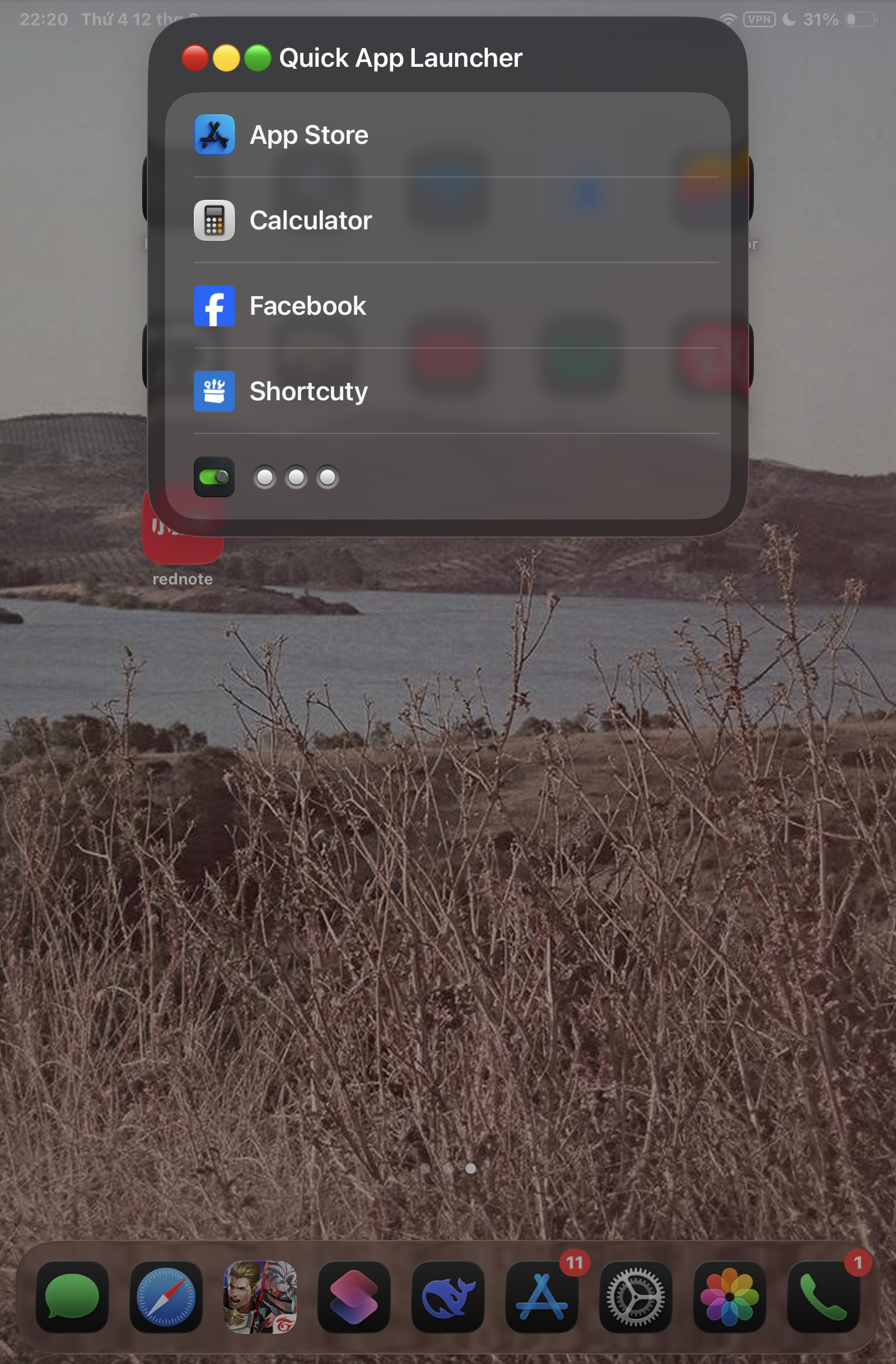 Quick App Launcher - Screenshot 1