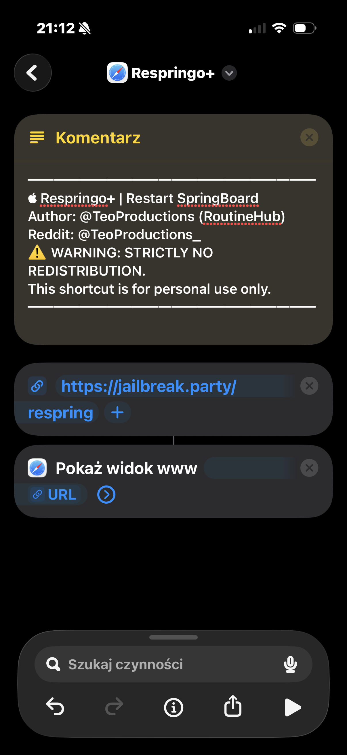 Respringo+ - Screenshot 1