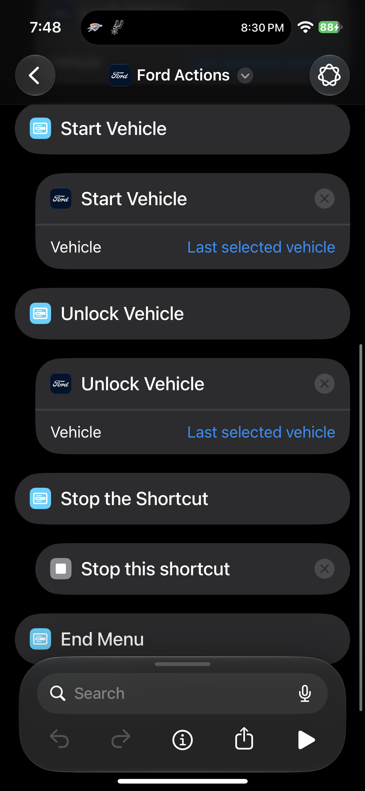 Ford Actions - Screenshot 2