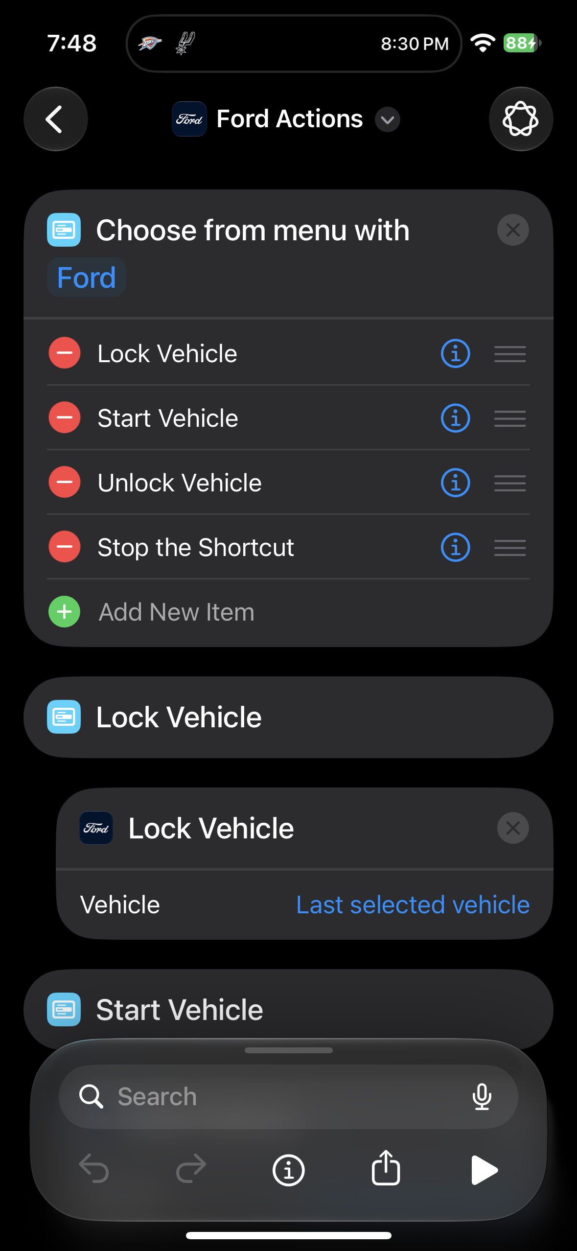 Ford Actions - Screenshot 1