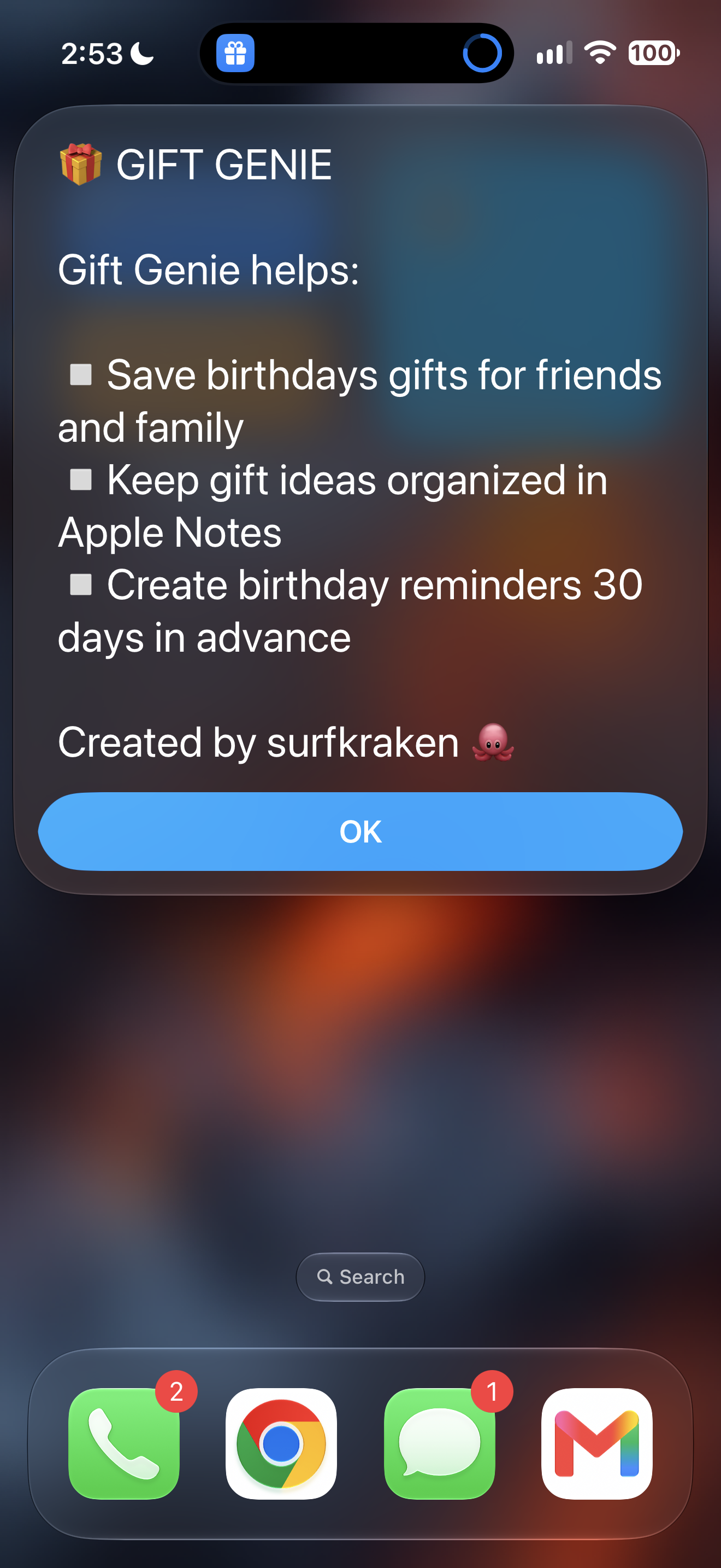 Gift Genie - Screenshot 2