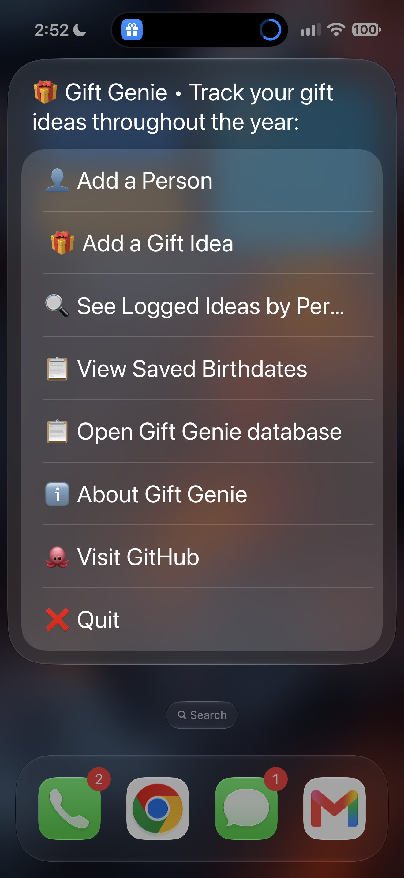 Gift Genie - Screenshot 1